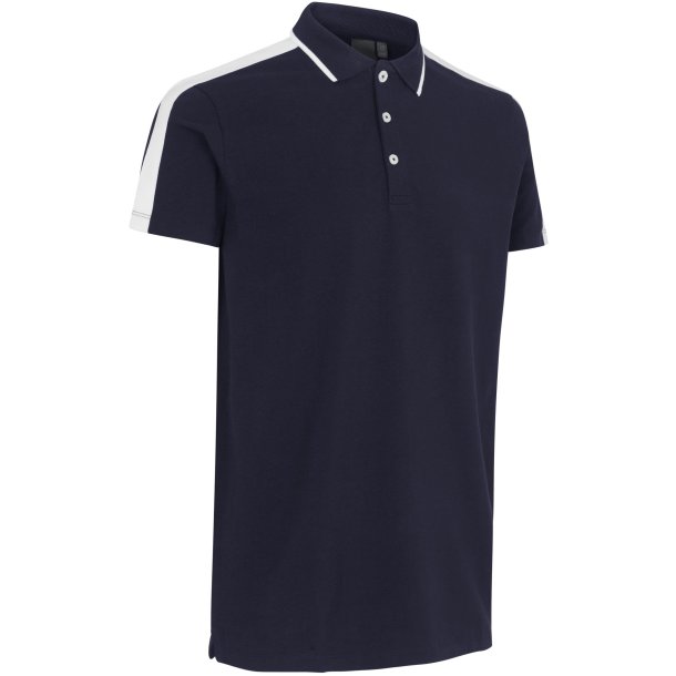 ID 0530 Poloshirt  kontrast Navy