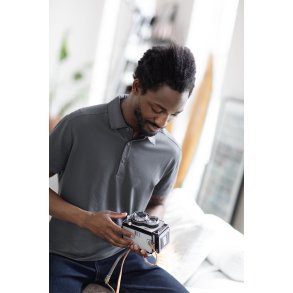 ID 0534 Business poloshirt  Jersey Silver grey