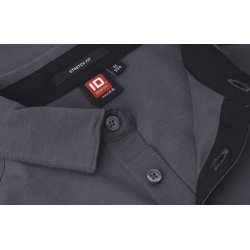 ID 0534 Business poloshirt  Jersey Silver grey