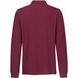 ID 0544 Langrmet poloshirt  stretch Bordeaux