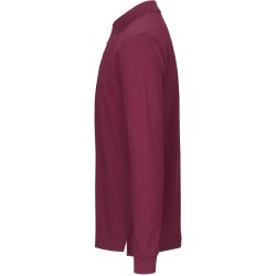 ID 0544 Langrmet poloshirt  stretch Bordeaux
