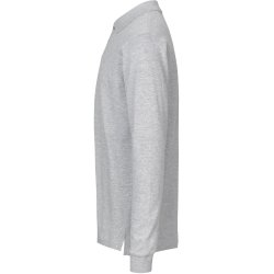 ID 0544 Langrmet poloshirt  stretch Gr melange