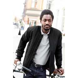 ID 0544 Langrmet poloshirt  stretch Hvid