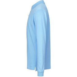ID 0544 Langrmet poloshirt  stretch Lys bl