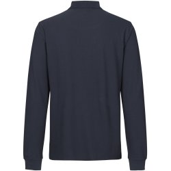 ID 0544 Langrmet poloshirt  stretch Navy