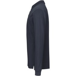 ID 0544 Langrmet poloshirt  stretch Navy