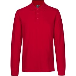 ID 0544 Langrmet poloshirt  stretch Rd