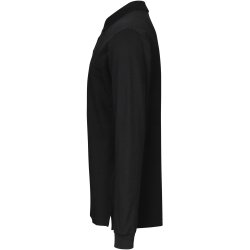 ID 0544 Langrmet poloshirt  stretch Sort