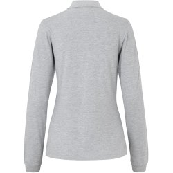 ID 0545 Langrmet poloshirt  stretch  dame Gr melange