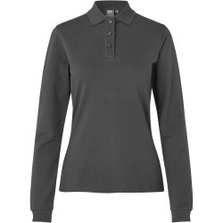 ID 0545 Langrmet poloshirt  stretch  dame Koks gr