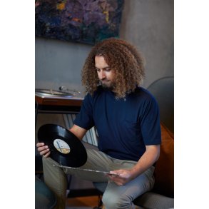 ID 0550 T-TIME® T-shirt  brystlomme Navy