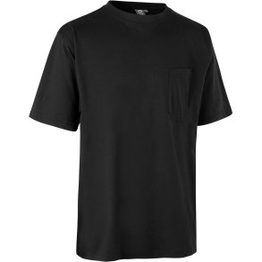 ID 0550 T-TIME® T-shirt  brystlomme Sort