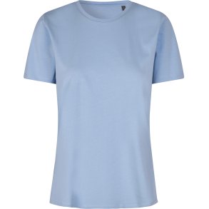 ID 0553 T-shirt  kologisk  dame Lys bl