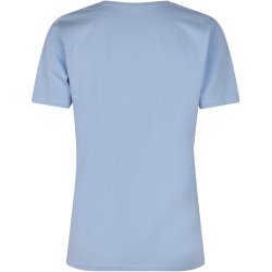 ID 0553 T-shirt  kologisk  dame Lys bl