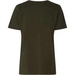 ID 0553 T-shirt  kologisk  dame Oliven