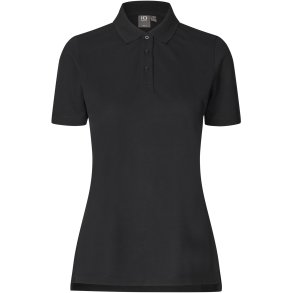 ID 0557 Ease poloshirt  Lyocell  dame Sort