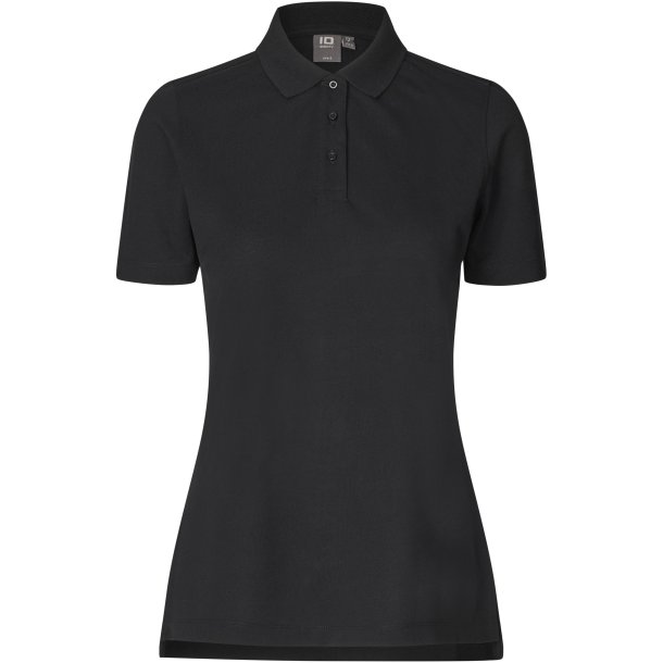 ID 0557 Ease poloshirt  Lyocell  dame Sort