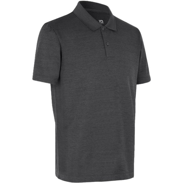 ID 0572 Poloshirt  active Anthracite melange