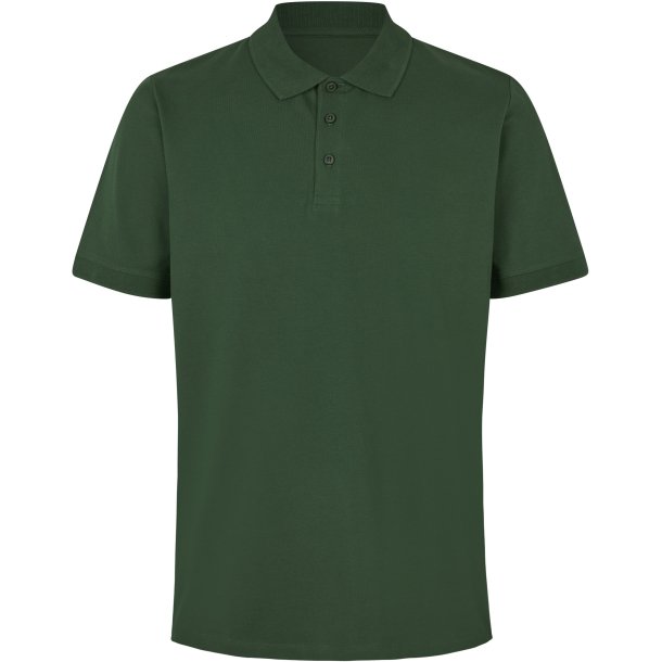 ID 0586 Poloshirt  kologisk Flaskegrn