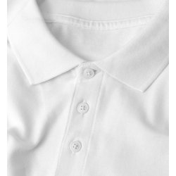 ID 0586 Poloshirt  kologisk Hvid