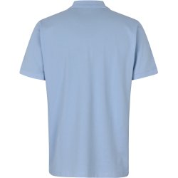 ID 0586 Poloshirt  kologisk Lys bl