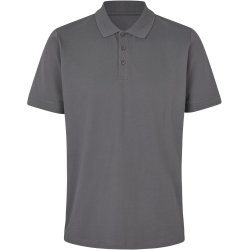 ID 0586 Poloshirt  kologisk Silver grey