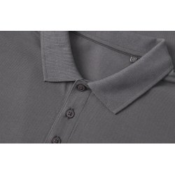 ID 0586 Poloshirt  kologisk Silver grey