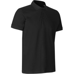 ID 0586 Poloshirt  kologisk Sort