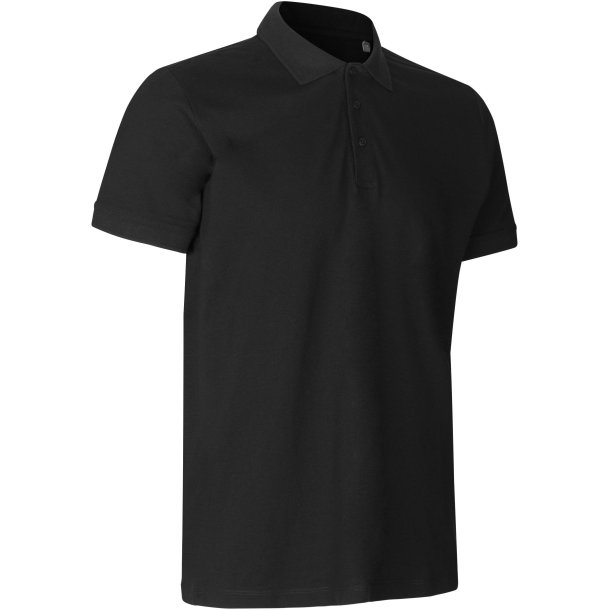 ID 0586 Poloshirt  kologisk Sort