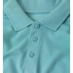 ID 0586 Poloshirt  kologisk Stvet Aqua