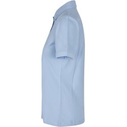 ID 0587 Poloshirt  kologisk  dame Lys bl