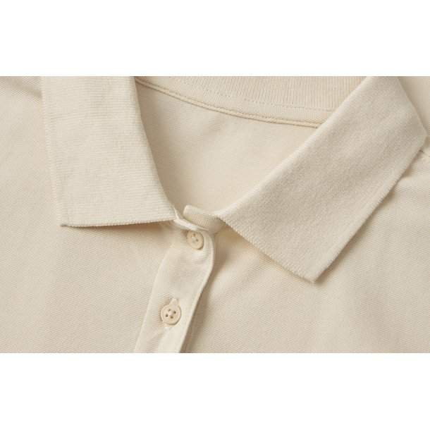 ID 0587 Poloshirt økologisk dame Off-white