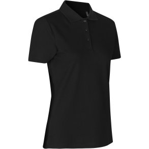 ID 0587 Poloshirt  kologisk  dame Sort