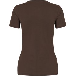 ID 0595 Stretch T-shirt  komfort  dame Mocca