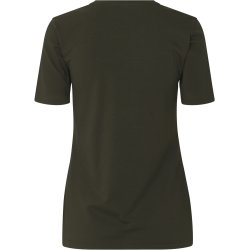 ID 0595 Stretch T-shirt  komfort  dame Oliven