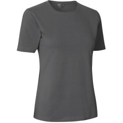 ID 0595 Stretch T-shirt  komfort  dame Silver grey