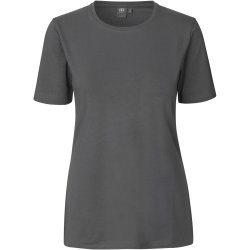 ID 0595 Stretch T-shirt  komfort  dame Silver grey