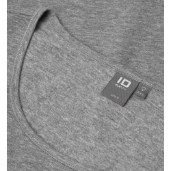 ID 0597 Stretch T-shirt  3/4 rmet  dame Gr melange