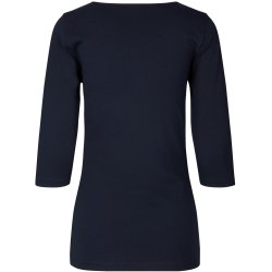 ID 0597 Stretch T-shirt  3/4 rmet  dame Navy