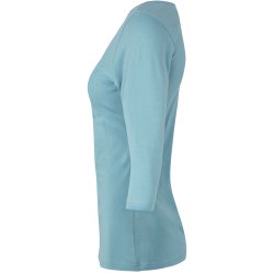ID 0597 Stretch T-shirt  3/4 rmet  dame Stvet Aqua