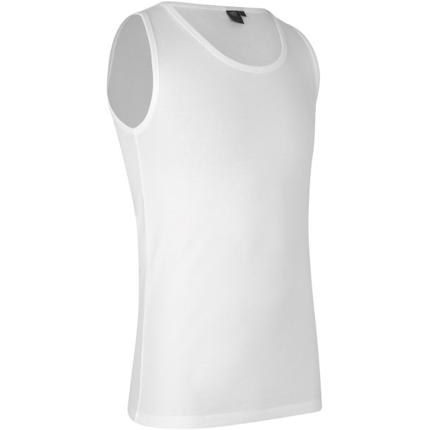 ID 0598 Tanktop  stretch Hvid