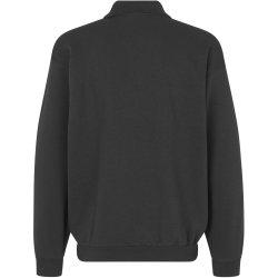 ID 0601 Polosweatshirt  klassisk Koks grå
