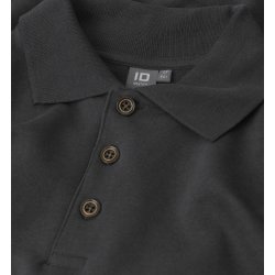 ID 0601 Polosweatshirt  klassisk Koks grå