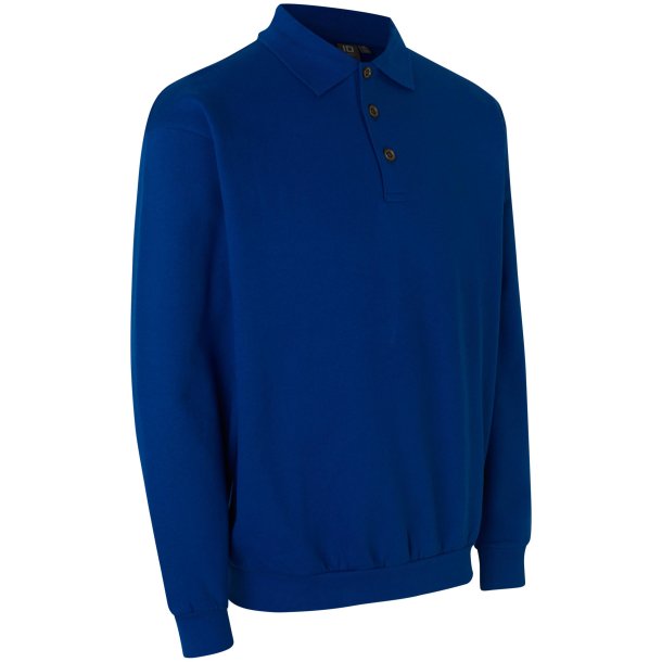 ID 0601 Polosweatshirt  klassisk Kongebl