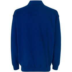ID 0601 Polosweatshirt  klassisk Kongeblå