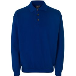 ID 0601 Polosweatshirt  klassisk Kongeblå