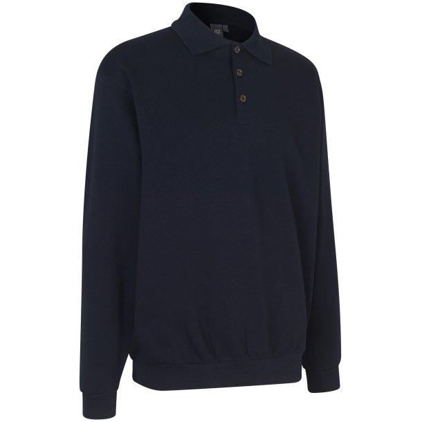 ID 0601 Polosweatshirt  klassisk Navy