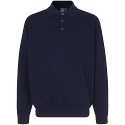 ID 0601 Polosweatshirt  klassisk Navy
