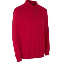 ID 0601 Polosweatshirt  klassisk Rd