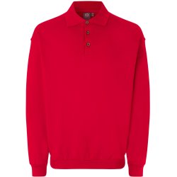 ID 0601 Polosweatshirt  klassisk Rd